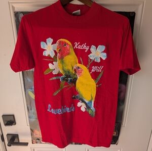 Vtg. Lovebirds Tee